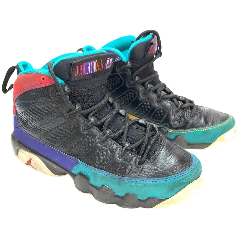 Nike Air Jordan 9 Retro Vintage 302359-065 Dream It Do It Shoes Kids Boys 4.5